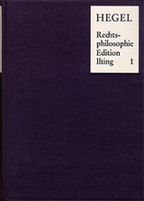 Vorlesungen über Rechtsphilosophie 1818-1831 / Band 1 - Hegel, Georg Wilhelm Friedrich; Ilting, Karl-Heinz