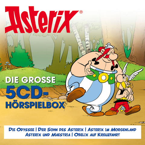 Asterix - Die gro&szlig;e 5-CD H&ouml;rspielbox Vol. 6 - Ren&eacute; Goscinny, Albert Uderzo