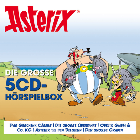 Asterix - Die gro&szlig;e 5-CD H&ouml;rspielbox Vol. 5 - Ren&eacute; Goscinny, Albert Uderzo