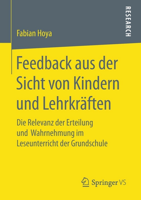 Feedback aus der Sicht von Kindern und Lehrkr&auml;ften - Fabian Hoya