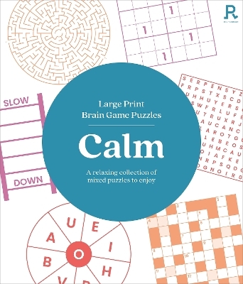 Large Print Brain Game Puzzles - Calm -  Richardson Puzzles and Games