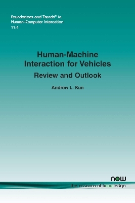 Human-Machine Interaction for Vehicles