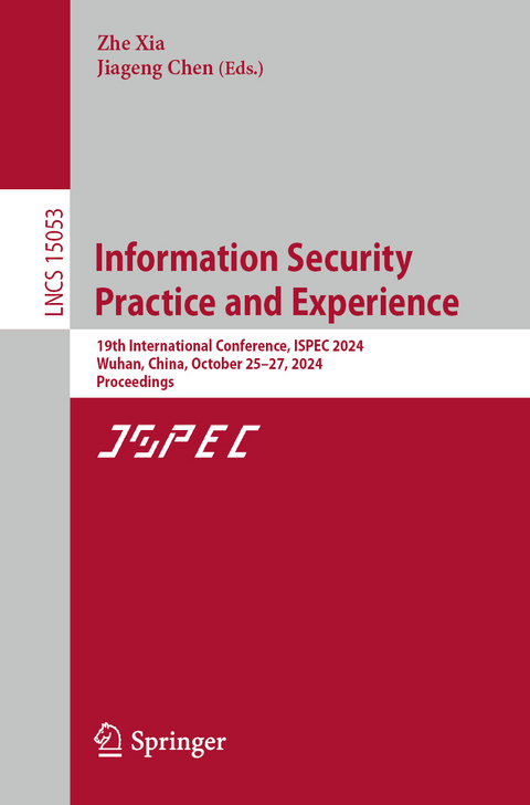 Information Security Practice and Experience - 