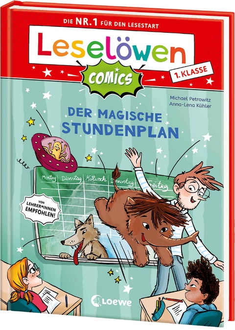 Lesel&ouml;wen Comics 1. Klasse - Der magische Stundenplan - Michael Petrowitz