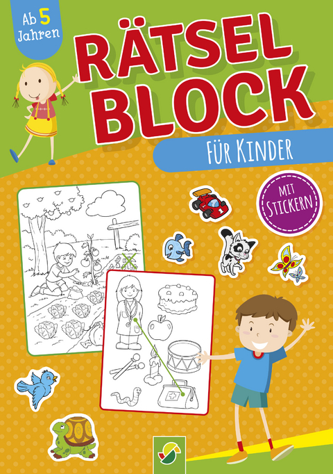 R&auml;tselblock f&uuml;r Kinder ab 5 Jahren