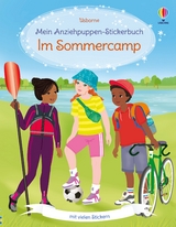 Mein Anziehpuppen-Stickerbuch: Im Sommercamp