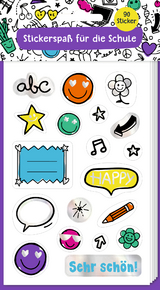 Sticker &ndash; Stickerspa&szlig; f&uuml;r die Schule