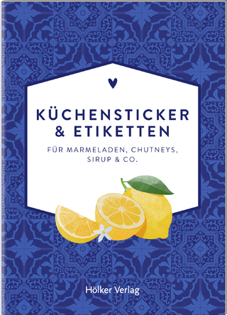 Küchensticker & Etiketten - Portugiesische Fliesen