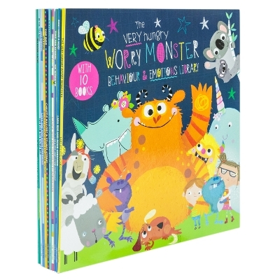 The Very Hungry Worry Monster Behaviour and Emotions Library 10 Book Set Collection - Fox Eye Publishing Fox Eye Publishing
