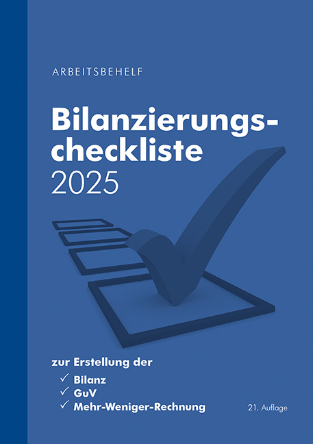 Bilanzierungscheckliste 2025 - Markus Brein, Christoph Denk