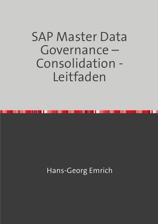SAP Master Data Governance – Consolidation -Leitfaden
