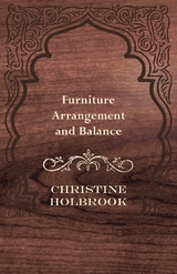 Furniture Arrangement and Balance - Christine Holbrook