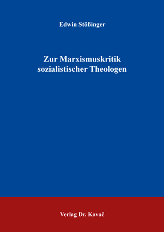 Zur Marxismuskritik sozialistischer Theologen