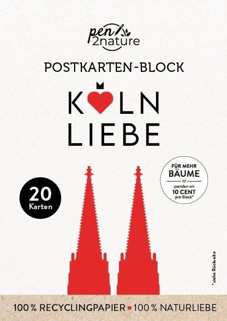 Postkartenblock Köln-Liebe