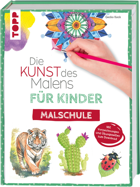 Die Kunst des Malens f&uuml;r Kinder Malschule - Gecko Keck