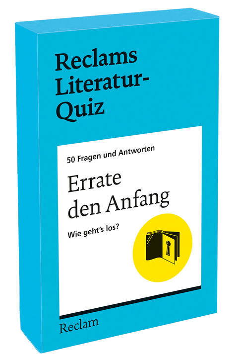 Errate den Anfang. Wie geht's los? 50 Fragen und Antworten f&uuml;r B&uuml;chermenschen - Manfred Orlick