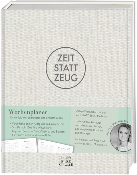 Zeit statt Zeug: Wochenplaner - Birgit Fazis