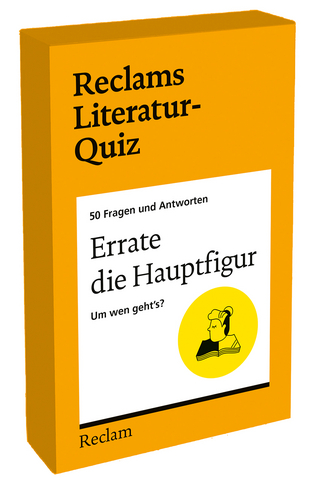 Errate die Hauptfigur. Um wen geht’s? 50 Fragen und Antworten für Büchermenschen