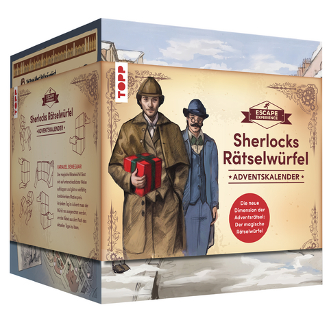 Escape Experience Adventskalender - Der magische R&auml;tselw&uuml;rfel: Sherlock Holmes und das mysteri&ouml;se Geschenk - Frida Schauff, Anna-Laura Dietrich