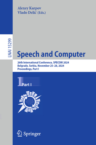 Speech and Computer