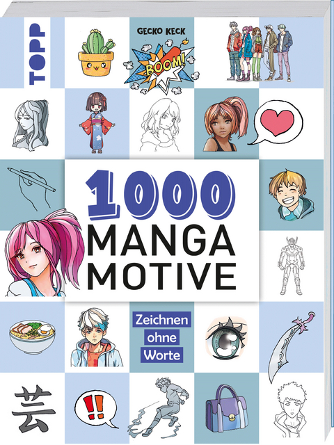 1000 Manga Motive - Gecko Keck