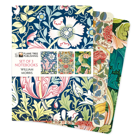 William Morris Set of 3 Standard Notebooks - 