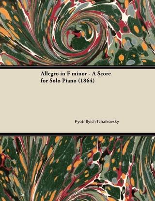 Allegro in F minor - A Score for Solo Piano (1864)
