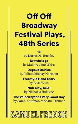 Off Off Broadway Festival Plays, 48th Series