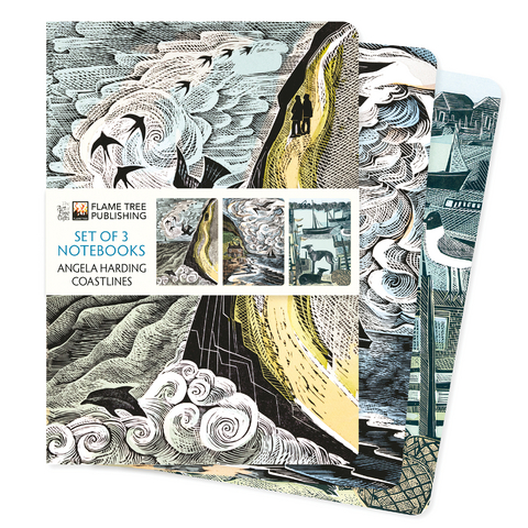 Angela Harding: Coastlines Set of 3 Standard Notebooks - 