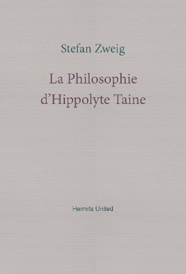 La Philosophie d'Hippolyte Taine