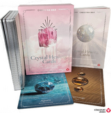 Crystal Healing Cards - 44 Karten mit Botschaften und Anleitung (Heilsteine, Edelsteine, Kristalle - Bedeutung und Anwendung) - Christina Max