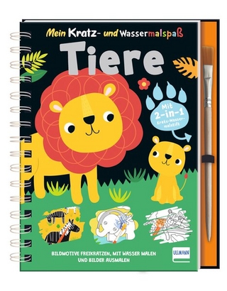 Mein Kratz- und Wassermalspaß - Tiere