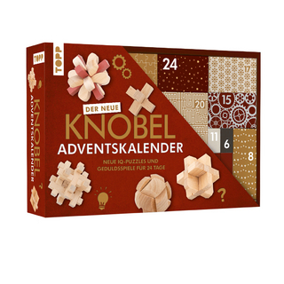 Knobelspiel-Adventskalender - Neue IQ-Puzzles und Geduldsspiele für 24 Tage
