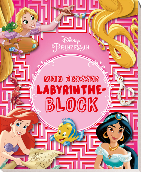 Disney Prinzessin: Mein gro&szlig;er Labyrinthe-Block -  Panini,  DISNEY
