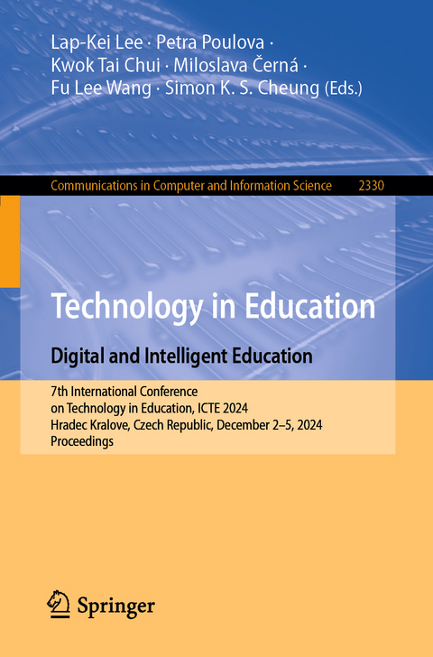 Technology in Education. Digital and Intelligent Education - 