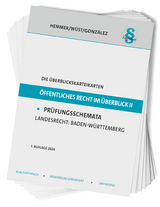 Die &Uuml;berblickskarteikarten &Ouml;ffentliches Recht im &Uuml;berblick II - Sim&oacute;n Barrera Gonz&aacute;lez, Karl-Edmund Hemmer, Achim W&uuml;st