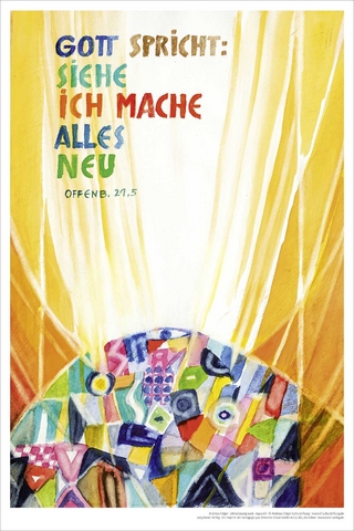 Jahreslosung Andreas Felger 2026, Kunstdruck 40 x 60 cm