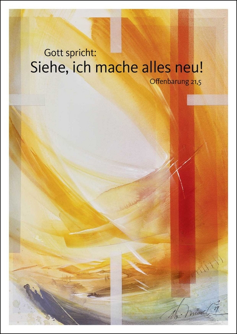 Jahreslosung M&uuml;nch 2026, Postkarte (10er-Set) - Eberhard M&uuml;nch