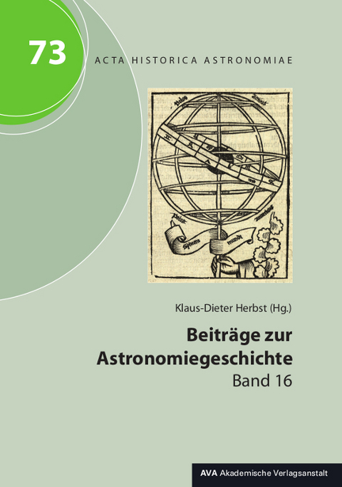 Beitr&auml;ge zur Astronomiegeschichte - 