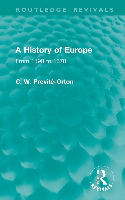 A History of Europe