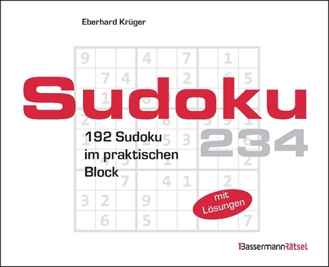 Sudokublock 234 (5 Exemplare &agrave; 2,99 &euro;) - Eberhard Kr&uuml;ger