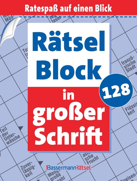 R&auml;tselblock in gro&szlig;er Schrift 128 - Eberhard Kr&uuml;ger