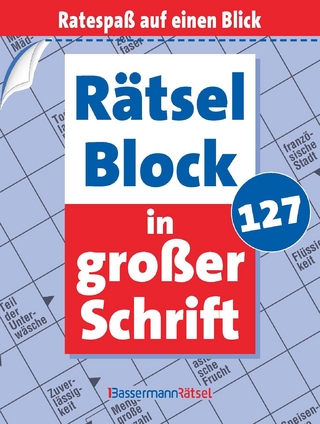 Rätselblock in großer Schrift 127 (5 Exemplare à 2,99 €)