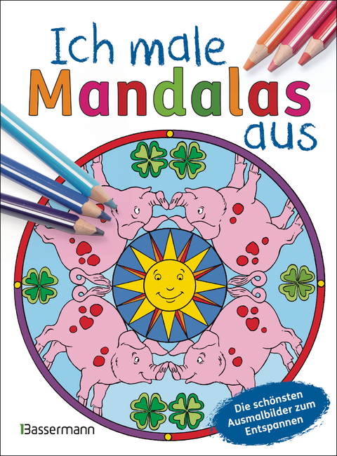 Ich male Mandalas aus. Mandalablock f&uuml;r Kindergarten und Vorschule