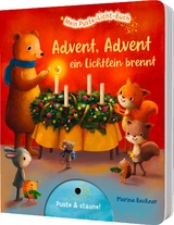 Mein Puste-Licht-Buch: Advent, Advent, ein Lichtlein brennt - Sylvia Tress