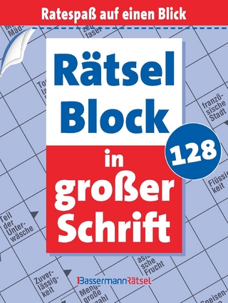 Rätselblock in großer Schrift 128 (5 Exemplare à 2,99 €)