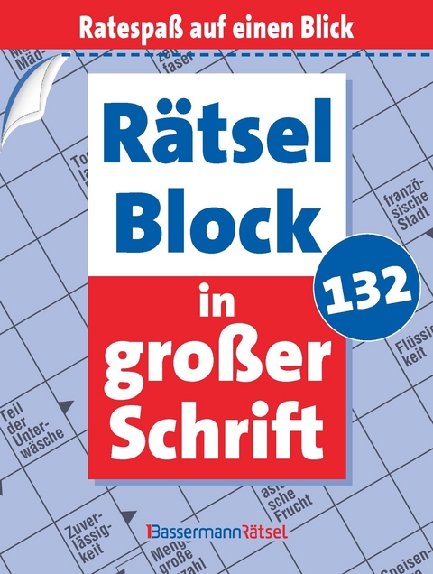 R&auml;tselblock in gro&szlig;er Schrift 132 - Eberhard Kr&uuml;ger