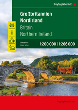 Gro&szlig;britannien - Nordirland, Autoatlas 1:200.000 - 1:266.000, freytag & berndt