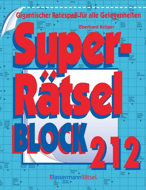 Superr&auml;tselblock 212 - Eberhard Kr&uuml;ger