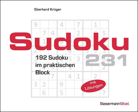 Sudokublock 231 (5 Exemplare &agrave; 2,99 &euro;) - Eberhard Kr&uuml;ger